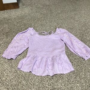 Purple blouse